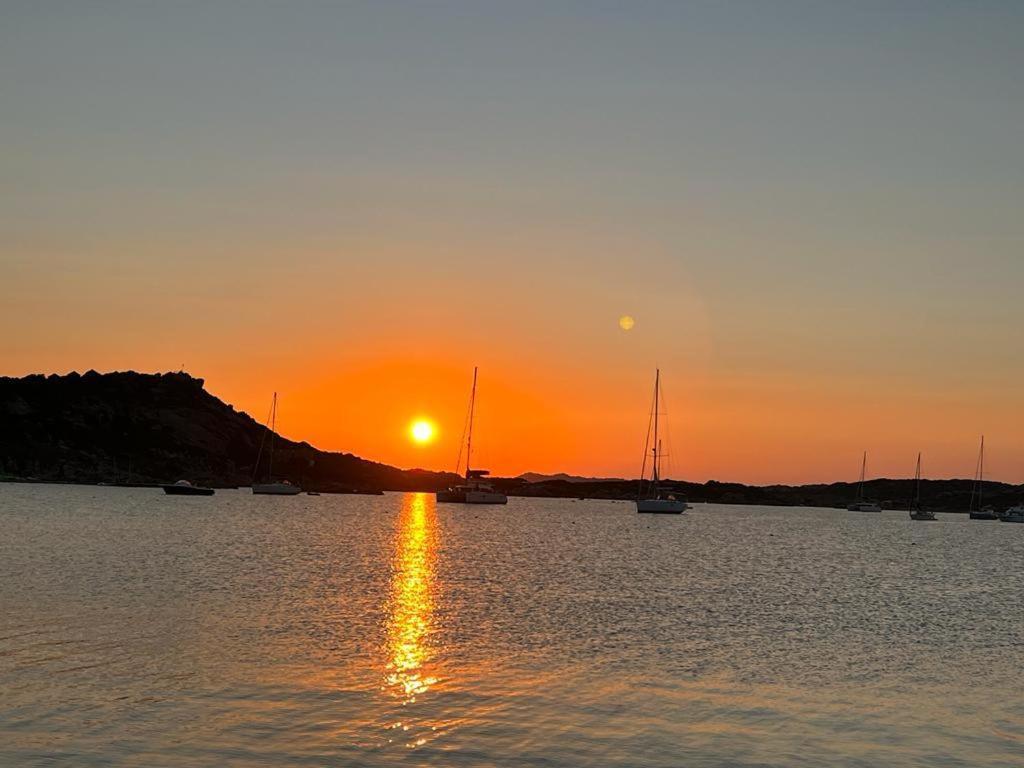 Casa Mughetto R5055 Seafront, Private Sea Access, Swimming Pool Villa La Maddalena  Bagian luar foto